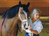 Linda mit Pferd